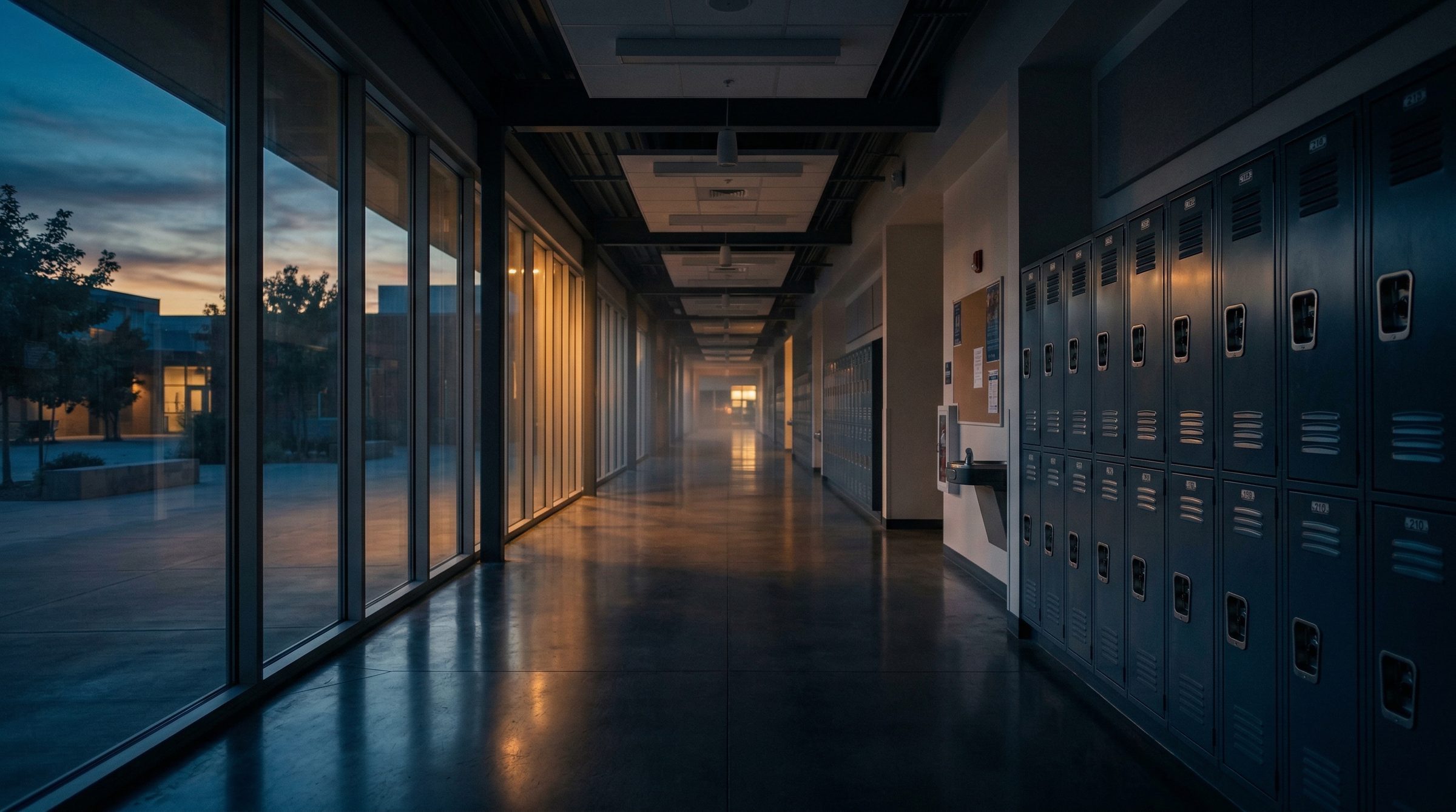 School hallway